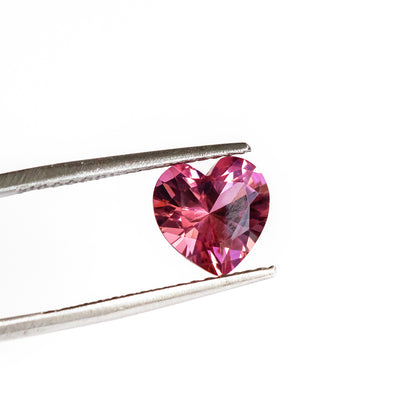 Nanosital #A-9093 Pink Tourmaline Heart 10*10 mm