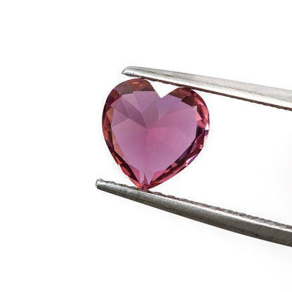 Nanosital #A-9093 Pink Tourmaline Heart 10*10 mm