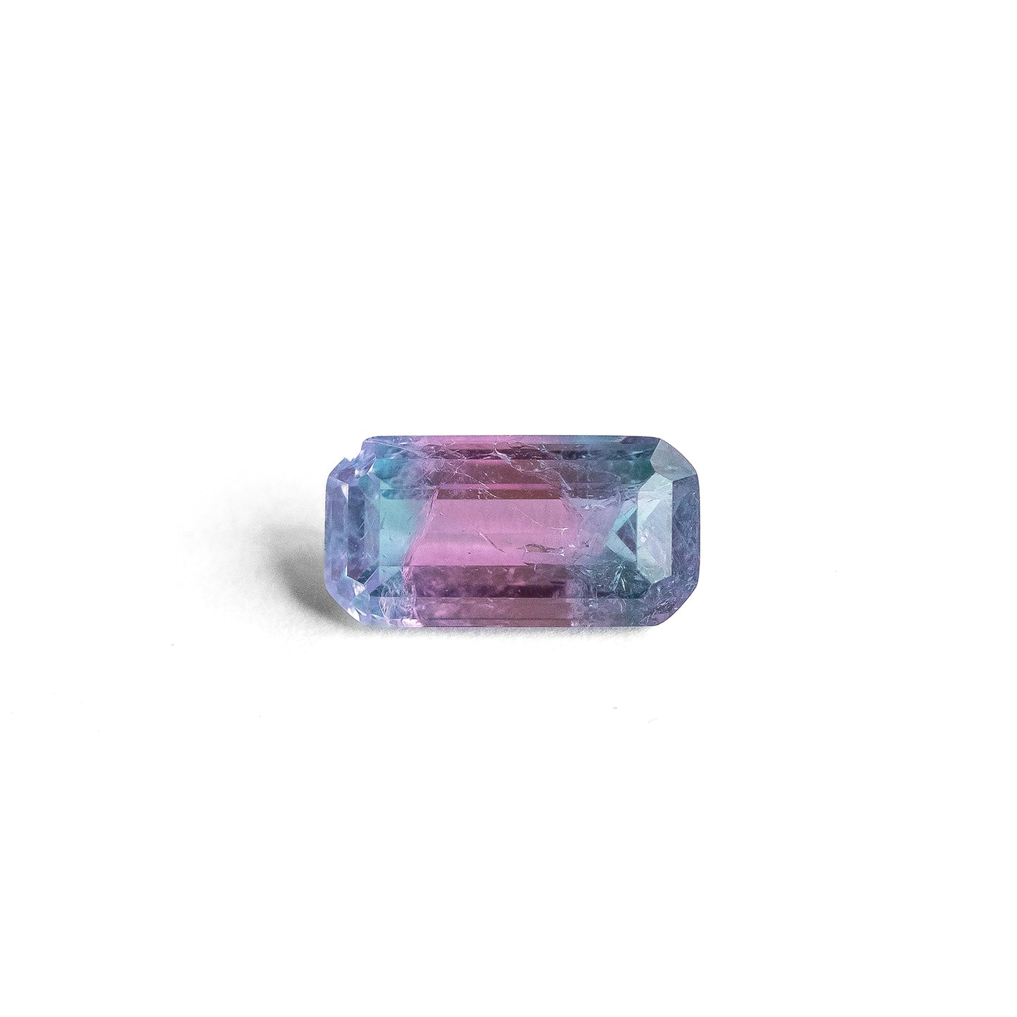 Nanosital #A-3674+A-7309 Pink-Blue Mélange  Octagon 12*6 mm