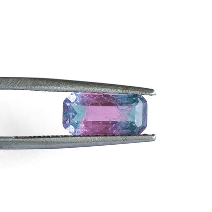 Nanosital #A-3674+A-7309 Pink-Blue Mélange  Octagon 12*6 mm