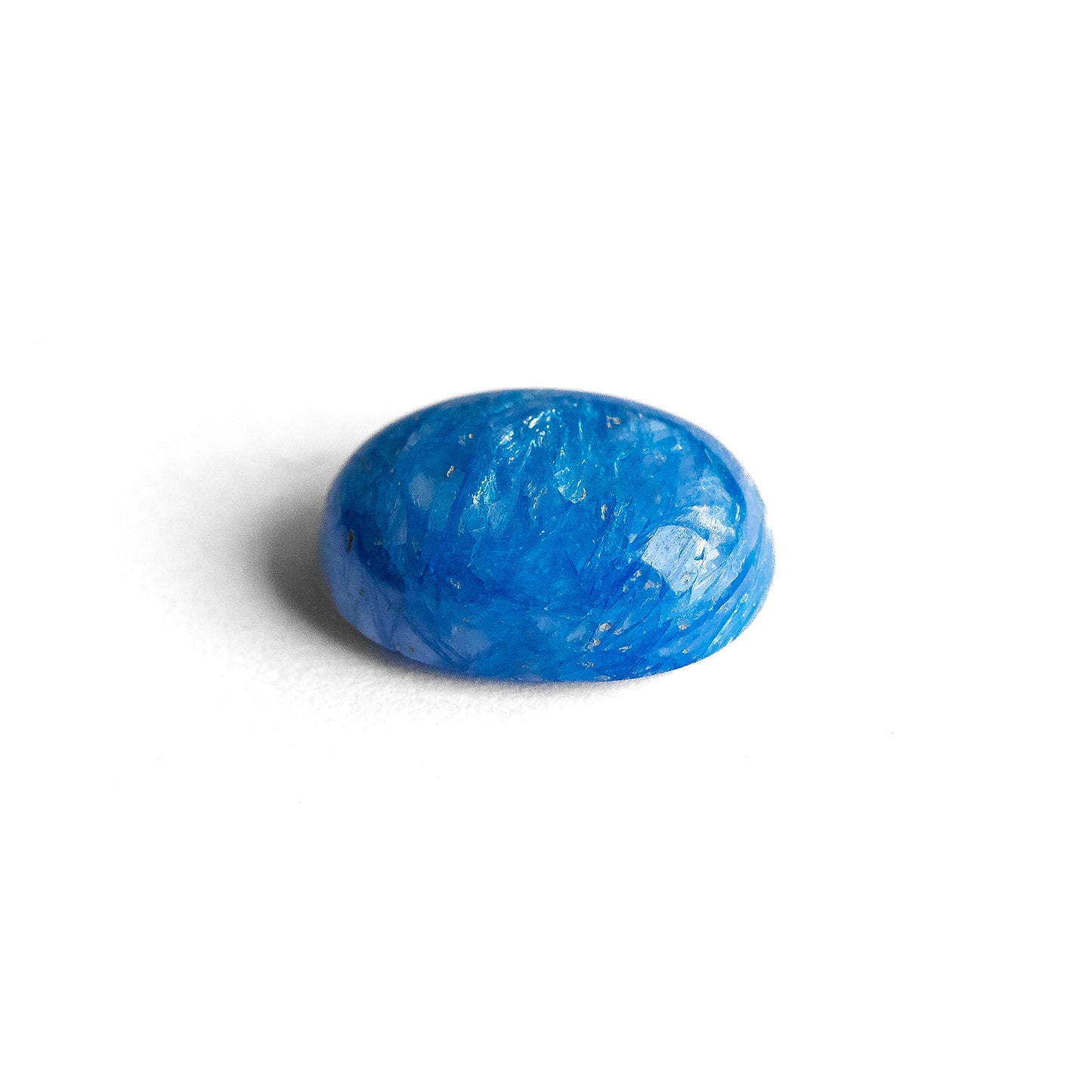 Nanosital #E-563 Blue Sapphire Opaque Oval Cabochon 14*10 mm