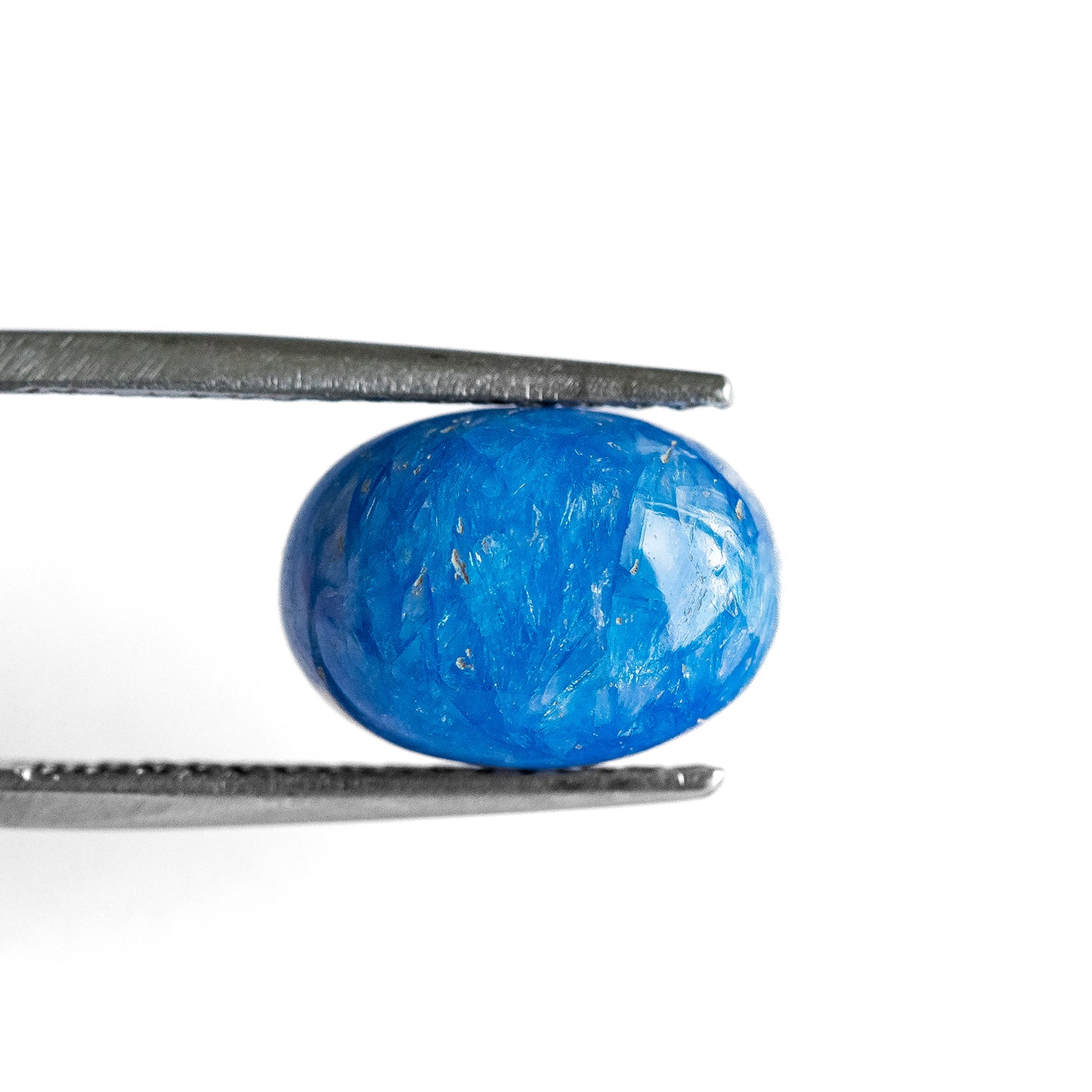 Nanosital #E-563 Blue Sapphire Opaque Oval Cabochon 14*10 mm