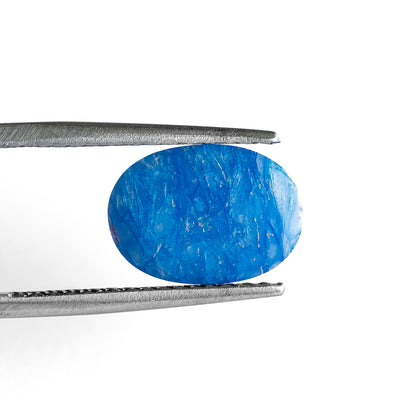 Nanosital #E-563 Blue Sapphire Opaque Oval Cabochon 14*10 mm