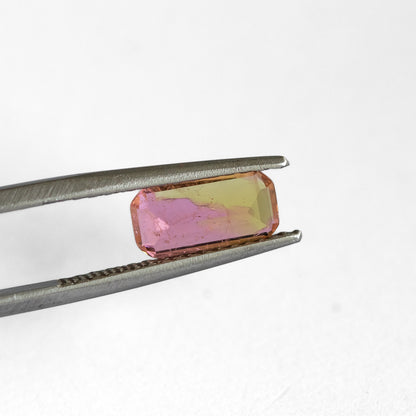 Nanosital #A-3674+A-8996 Pink-Yellow Mélange  Octagon 12*6 mm