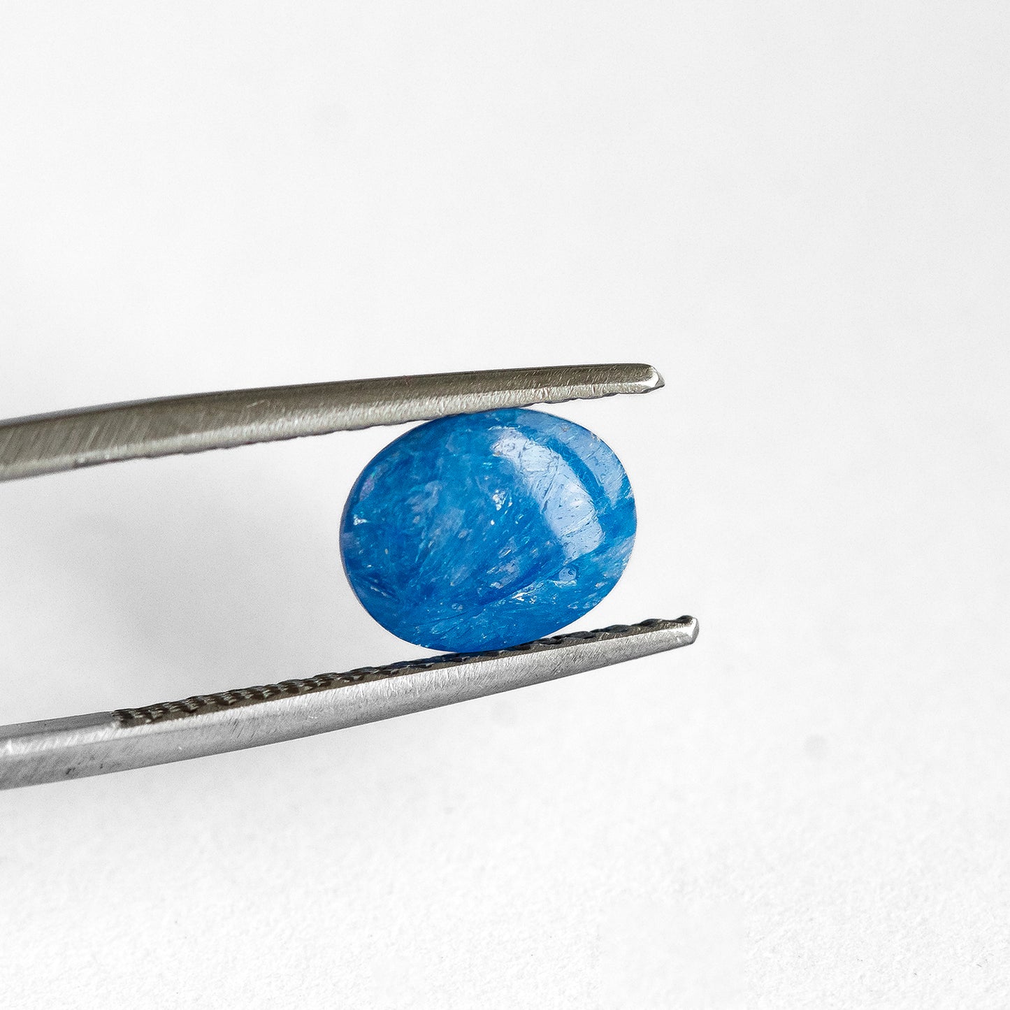Nanosital #E-563 Blue Sapphire Opaque Oval Cabochon 10*8 mm