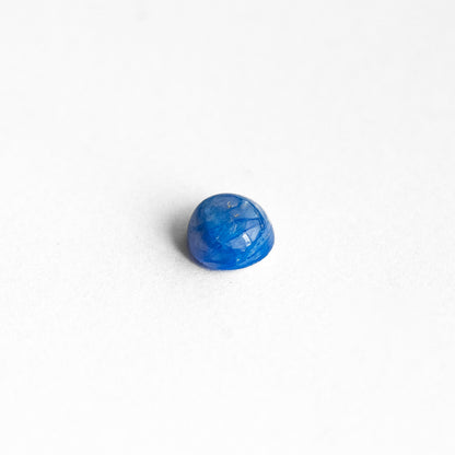 Nanosital #E-563 Blue Sapphire Opaque Round Cabochon 6 mm