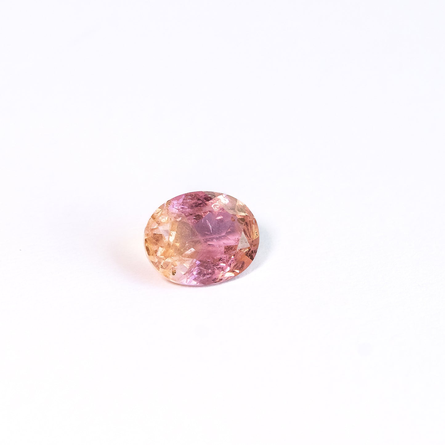 Nanosital #A-3674+A-8996 Pink-Yellow Mélange  Oval 14*10 mm, 10*8 mm