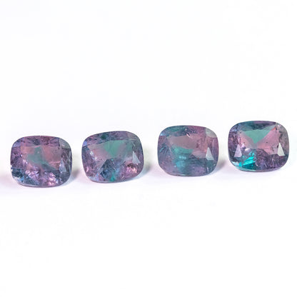 Nanosital #A-3674+A-7309 Pink-Blue Mélange Cushion 12*10 mm, 16*14 mm