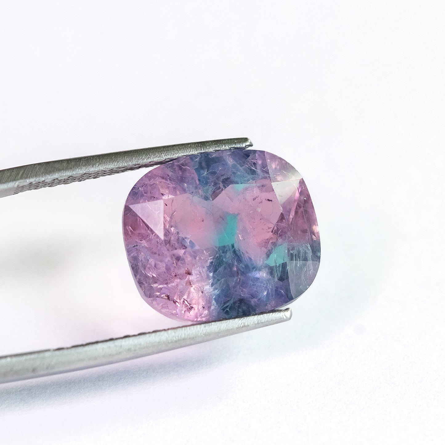 Nanosital #A-3674+A-7309 Pink-Blue Mélange Cushion 12*10 mm, 16*14 mm