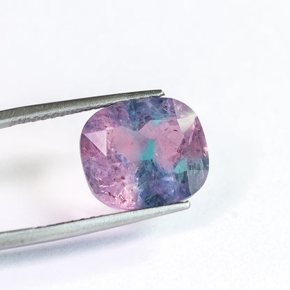 Nanosital #A-3674+A-7309 Pink-Blue Mélange Cushion 12*10 mm, 16*14 mm