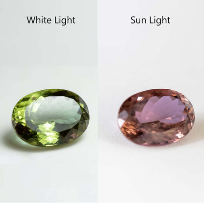 Nanosital #NZ-2 Color Change Oval 20*15 mm, 14*12 mm