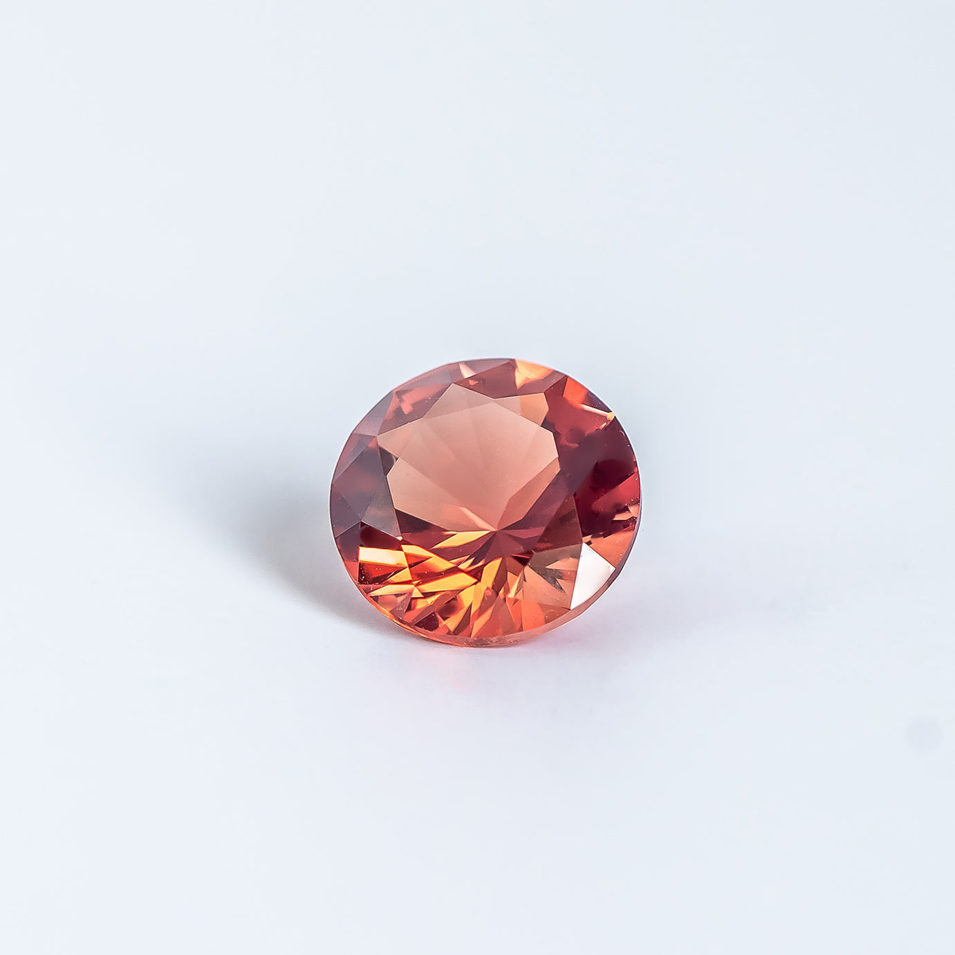 Nanosital #E-481 Padparadscha Round 8 mm