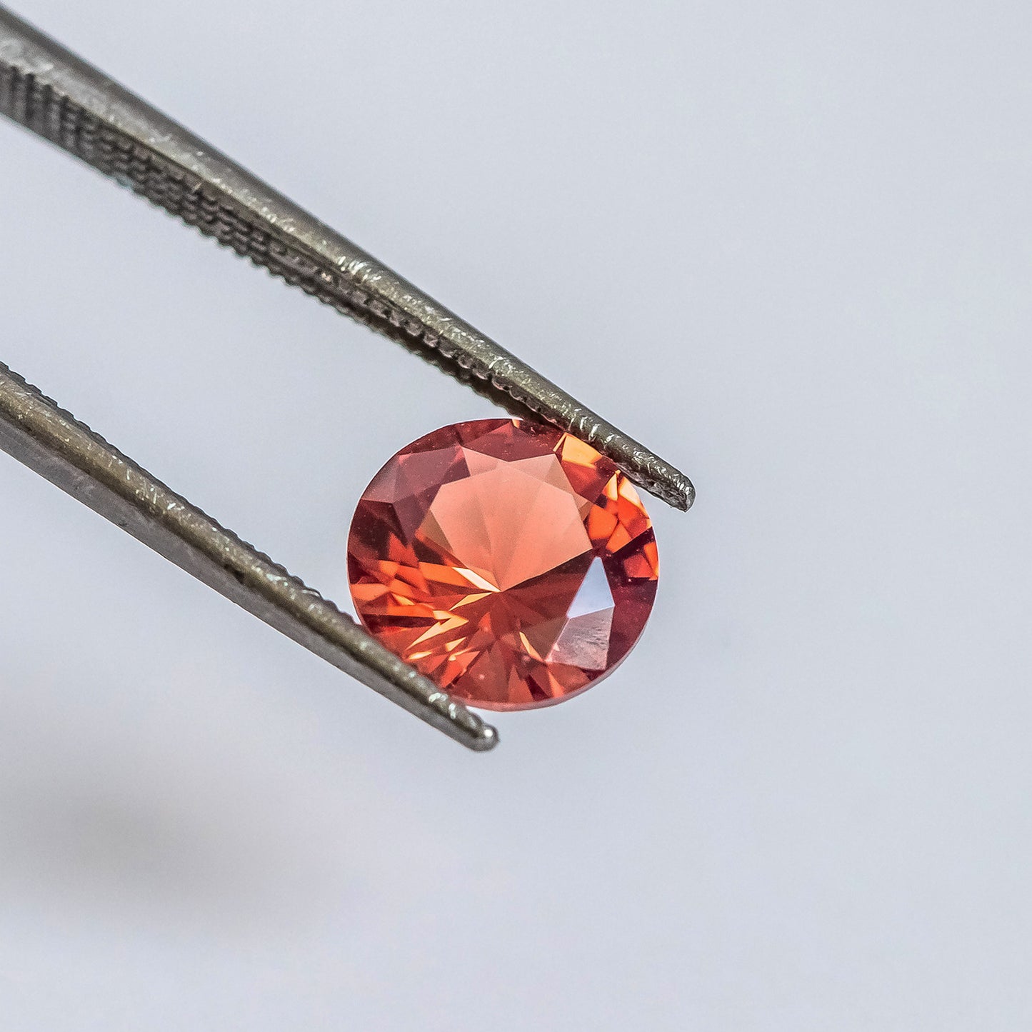 Nanosital #E-481 Padparadscha Round 8 mm