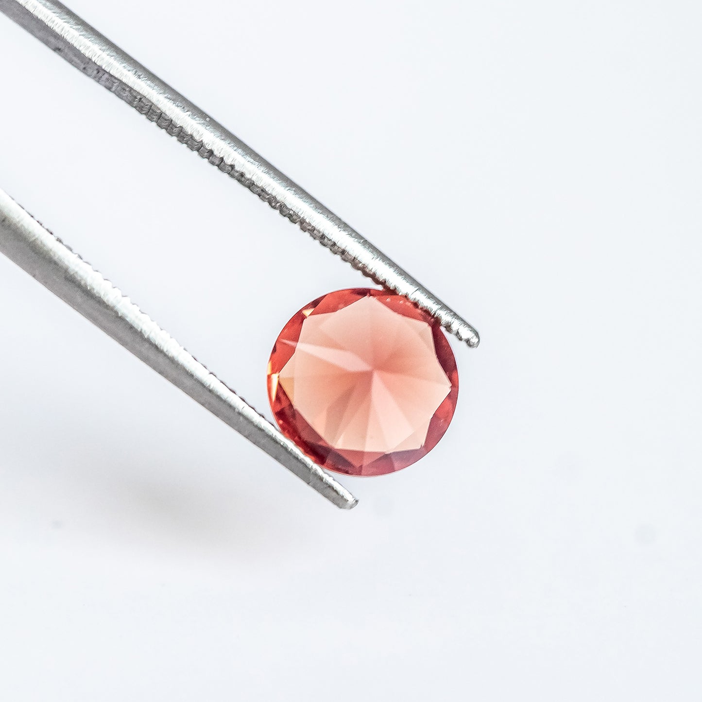 Nanosital #E-481 Padparadscha Round 8 mm