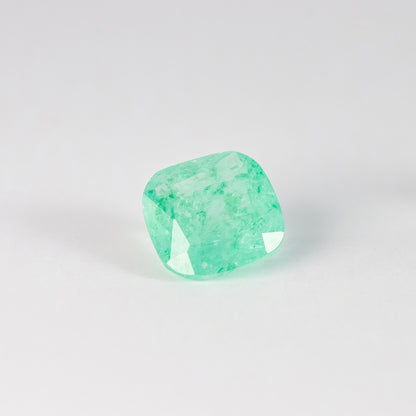 Nanosital #Z-59 Beryl (Russian Emerald) Cushion 10*10 mm