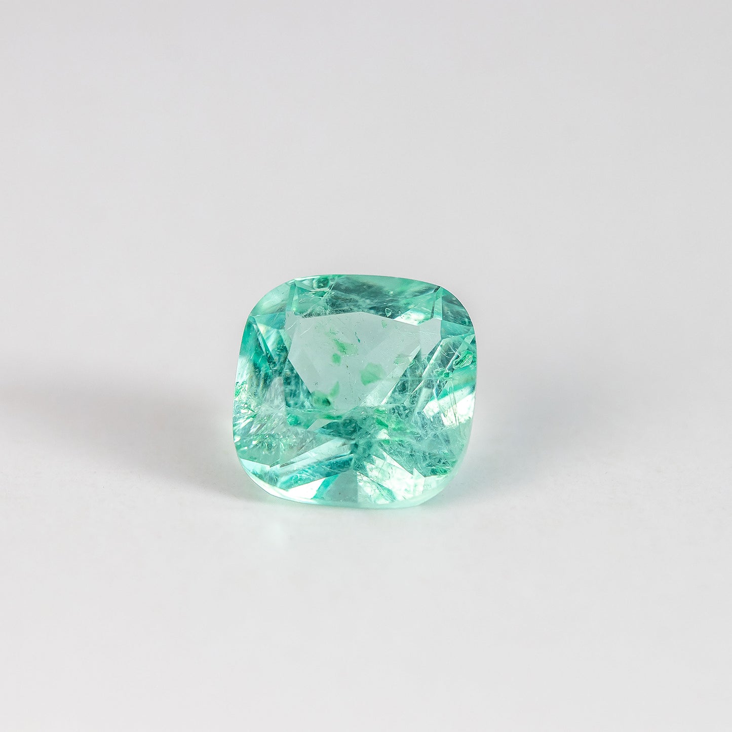 Nanosital #Z-59 Beryl (Russian Emerald) Cushion 10*10 mm
