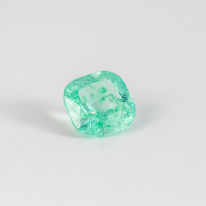 Nanosital #Z-59 Beryl (Russian Emerald) Cushion 10*10 mm