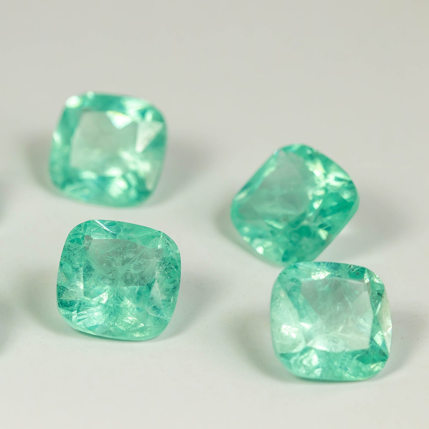 Nanosital #Z-5911 Beryl (Russian Emerald) Cushion 12*12 mm
