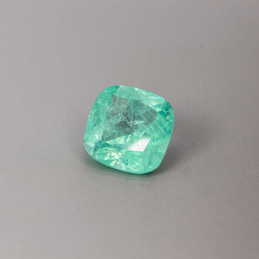 Nanosital #Z-5911 Beryl (Russian Emerald) Cushion 12*12 mm
