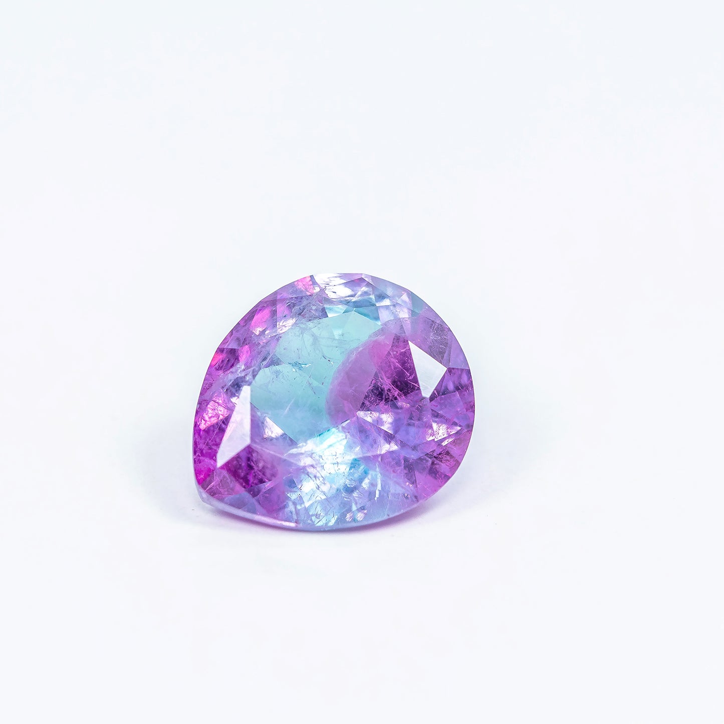 Nanosital #A-108/B+ A-8483 Blue-Pink Mélange Pear 16*14 mm
