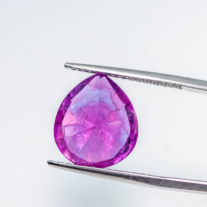 Nanosital #A-8483+131  Pink-Purple Mélange Pear 16*14 mm