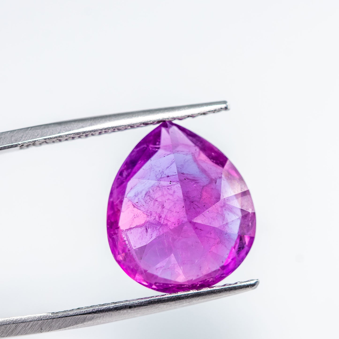 Nanosital #A-8483+131  Pink-Purple Mélange Pear 16*14 mm