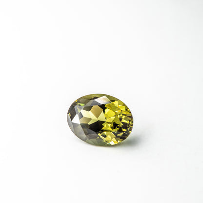 Nanosital #14 Peridot Dark Oval 10*8 mm, 9*7 mm