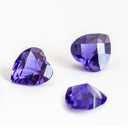 Nanosital #124 Tanzanite Heart 13*13 mm