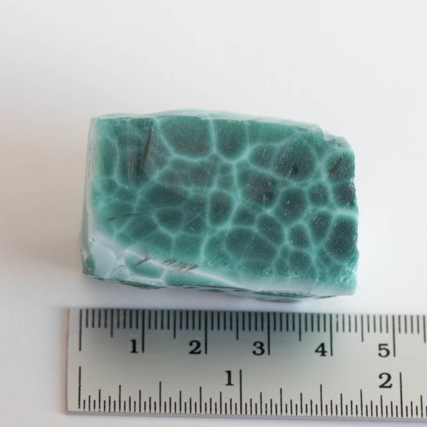 Nanosital #A-8677 Cat's eye Green rough 0.081 kg