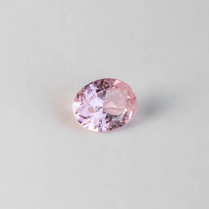 Nanosital #Z-45 Morganite with inclusions Oval 10*8 mm