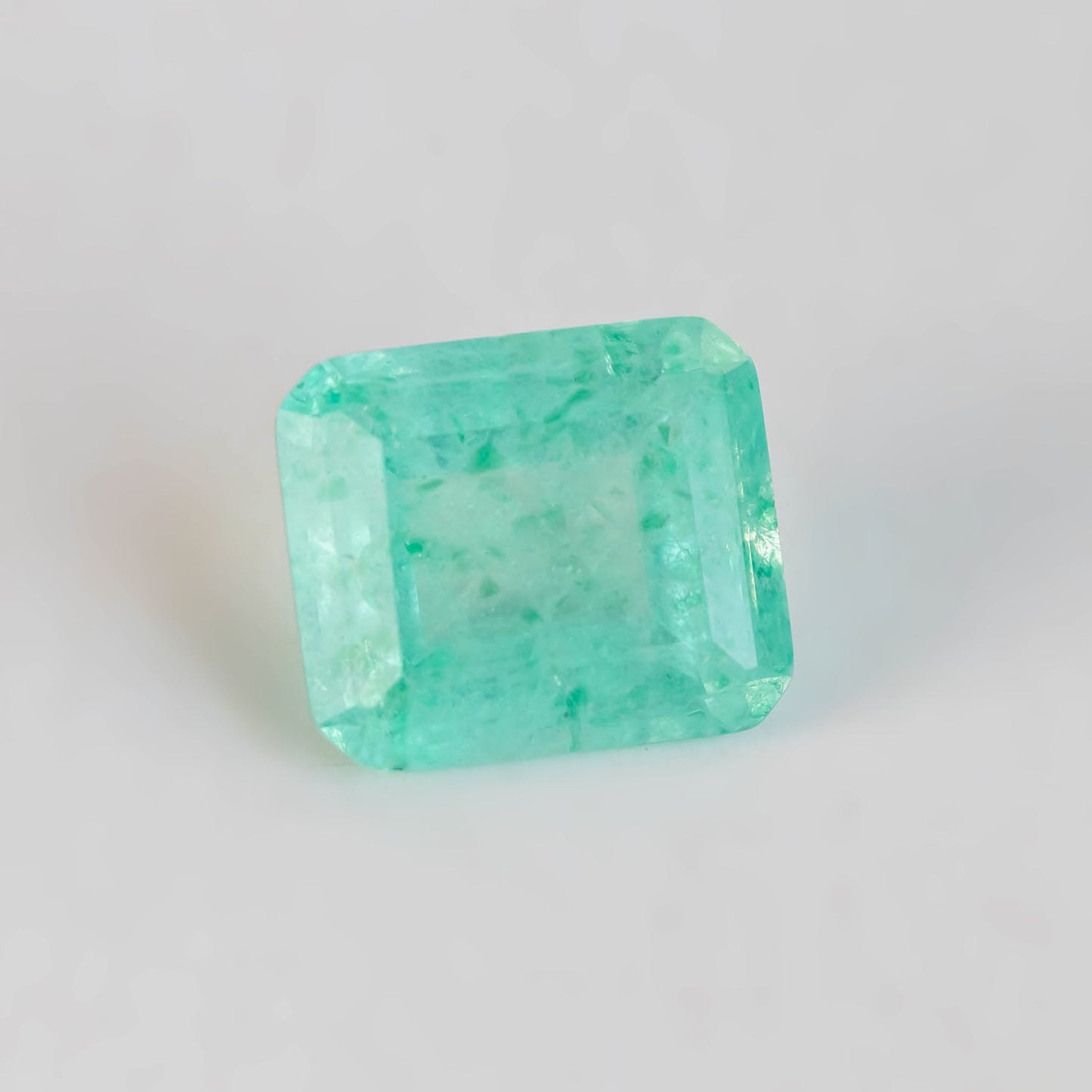 Nanosital #Z-59 Beryl (Russian Emerald) Octagon 14*12 mm, 12*10 mm