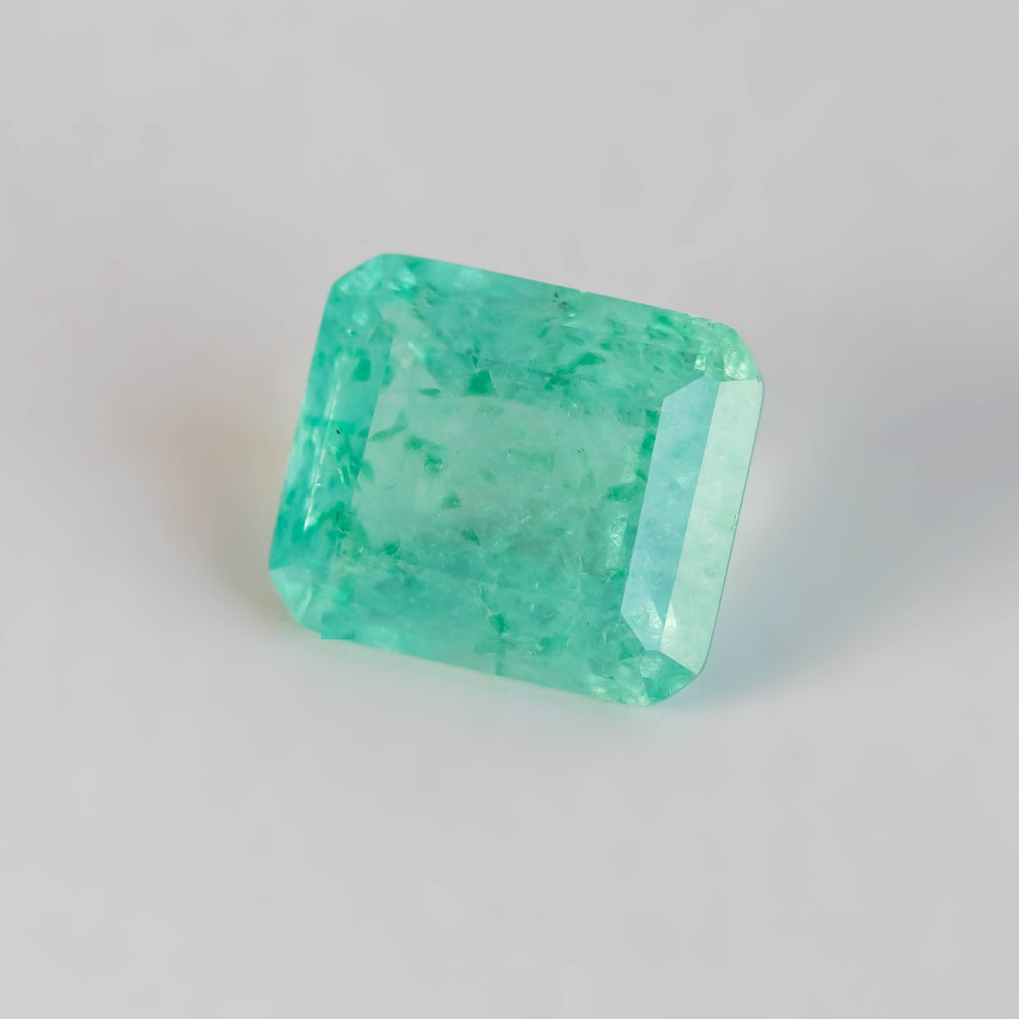 Nanosital #Z-59 Beryl (Russian Emerald) Octagon 14*12 mm, 12*10 mm