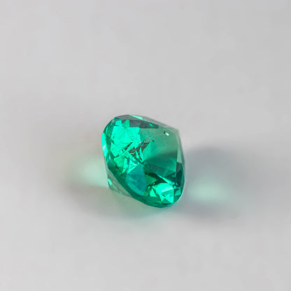 Nanosital #Z 0/4  Emerald with inclusions Pear 16*13 mm