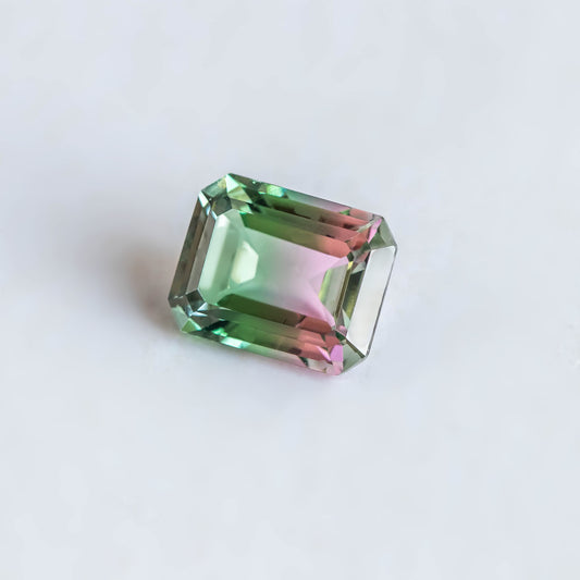 Nanosital Bi-color Watermelon Octagon 10*8 mm