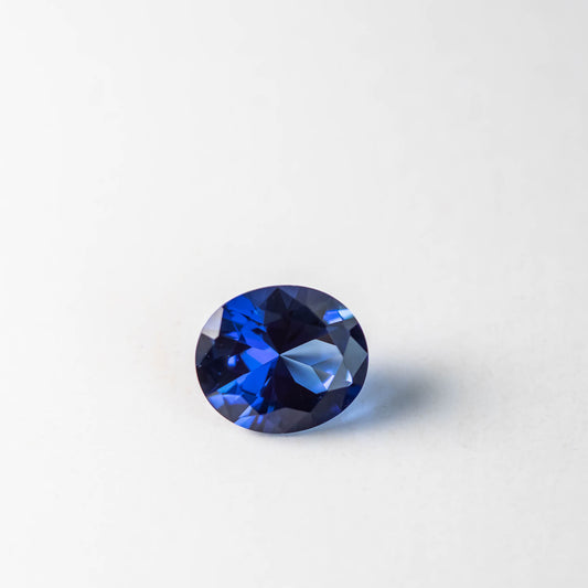Nanosital #A-472 Sapphire Blue Light Oval 14*12 mm, 12*10 mm