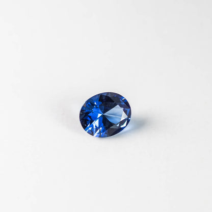Nanosital #A-472 Sapphire Blue Light Oval 14*12 mm, 12*10 mm