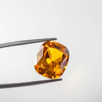 Nanosital #A-1702 Sapphire Yellow Cushion 16*14 mm