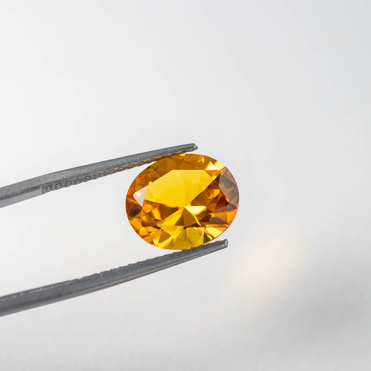 Nanosital #A-1702 Sapphire Yellow Oval 14*12 mm