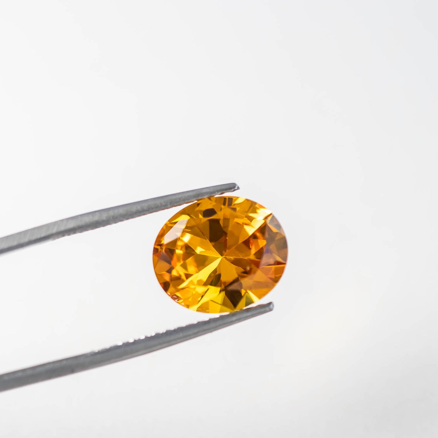 Nanosital #A-1702 Sapphire Yellow Oval 14*12 mm