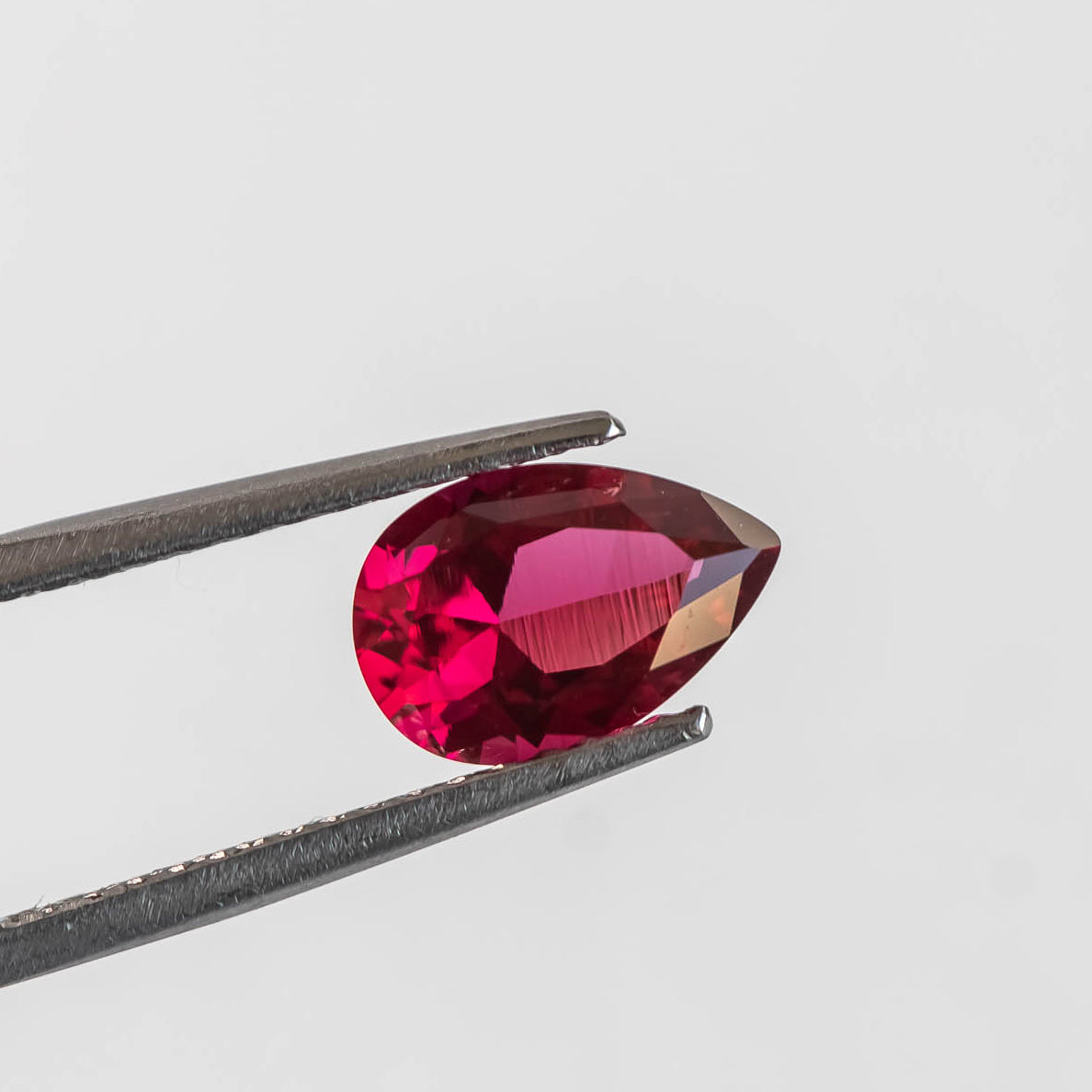 Nanosital #B-30 Red Spinel Pear 12*8 mm