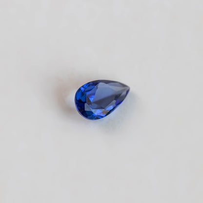 Nanosital #A-475 Sapphire Blue Dark Pear 5*3 mm