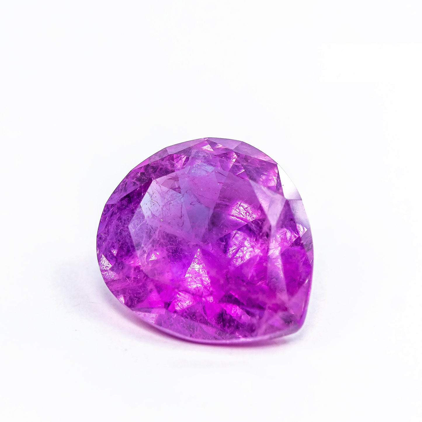 Nanosital #A-8483+131  Pink-Purple Mélange Pear 16*14 mm