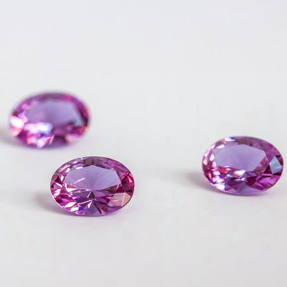 Nanosital #A-2449 Rhodolite Oval 12*10 mm