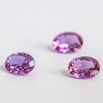 Nanosital #A-2449 Rhodolite Oval 12*10 mm